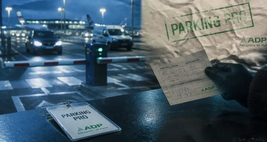 Badge parking pro ADP pour zones Orly et CDG