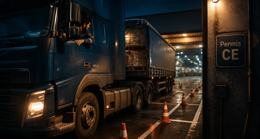 Permis C E : conducteur de poids lourd pour ensemble 44 tonnes