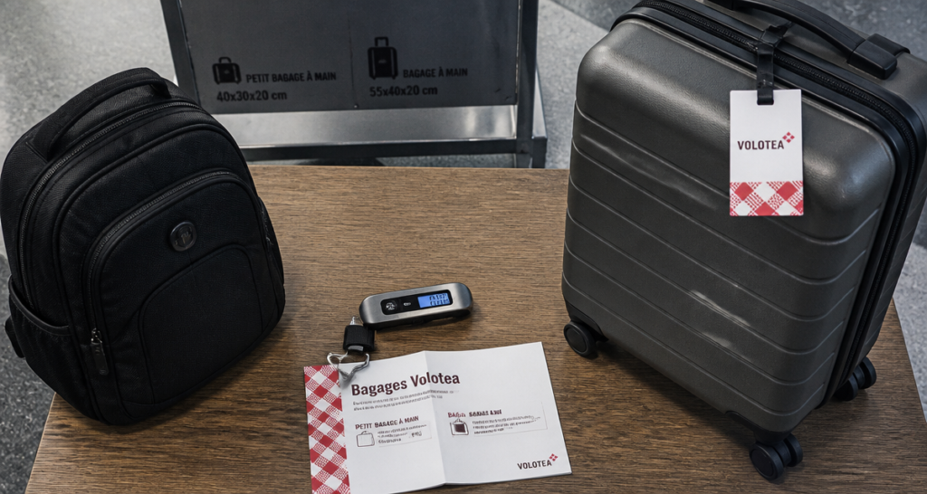volotea avis bagages à l'aéroport