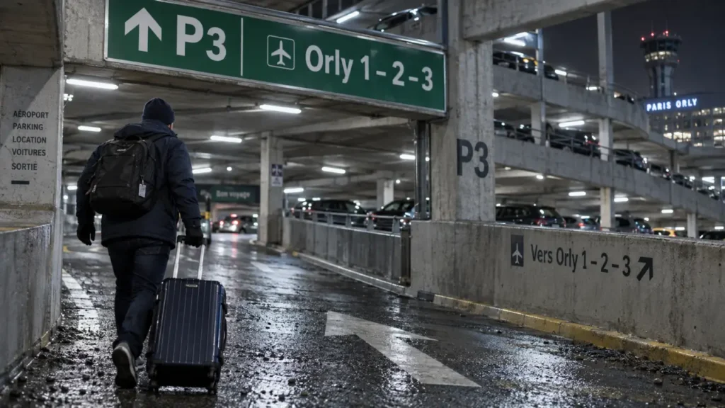 parking p3 parking officiel paris orly : entrée P3 Orly 1-2-3